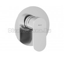 Встраиваемый смеситель для душа и ванны Ravak Eleganta EL 062.00CR.O1 С ВНУТРЕННЕЙ ЧАСТЬЮ, хром