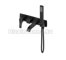 Встраиваемый смеситель для душа и ванны Wonzon & Woghand Flex WW-88889072-MB С ВНУТРЕННЕЙ ЧАСТЬЮ, черный матовый