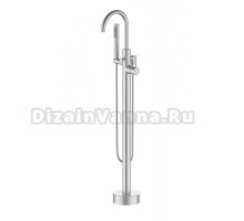 Напольный смеситель для ванны с душем Wonzon & Woghand Stick WW-88649017-BN С ВНУТРЕННЕЙ ЧАСТЬЮ, брашированный никель