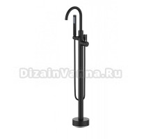 Напольный смеситель для ванны с душем Wonzon & Woghand Stick WW-88649017-MB С ВНУТРЕННЕЙ ЧАСТЬЮ, матовый черный