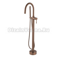 Напольный смеситель для ванны с душем Boheme Uno 469-BRB brushed bronze