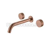 Смеситель для раковины Boheme Stick touch 152-2-CB.2 С ВНУТРЕННЕЙ ЧАСТЬЮ, copper brushed