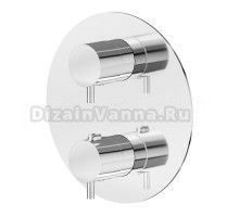 Термостатический смеситель встраиваемый Newform XT 67608E.21.018 С ВНУТРЕННЕЙ ЧАСТЬЮ, на 3 потребителя, хром