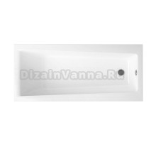 Акриловая ванна Lavinia Boho Rock 37070075 170x75 см, встраиваемая, белая, с каркасом, с экраном