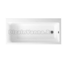 Акриловая ванна Lavinia Boho Catani 3712160R 160x80 см, правая, встраиваемая, белая, с каркасом, с экраном