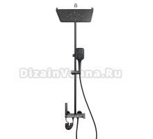 Душевая стойка Ceruttispa C-1A 11057 графит