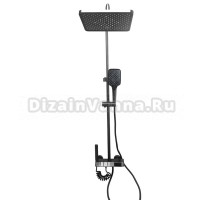 Душевая стойка Ceruttispa C-2A 11058 графит