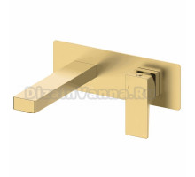 Смеситель для раковины Wonzon & Woghand Cube 2.0 WW-88869068-BG С ВНУТРЕННЕЙ ЧАСТЬЮ, брашированное золото