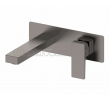 Смеситель для раковины Wonzon & Woghand Cube 2.0 WW-88869068-BGM С ВНУТРЕННЕЙ ЧАСТЬЮ, темный графит