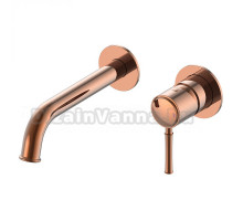 Смеситель для раковины Wonzon & Woghand Tor WW-88869073-RG С ВНУТРЕННЕЙ ЧАСТЬЮ, розовое золото