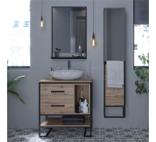 Мебель для ванной комнаты 1MarKa Grunge Loft 80, дуб вотан