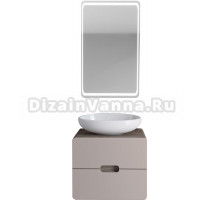 Мебель для ванной комнаты 1MarKa Vortex 60, орех каньон, латте