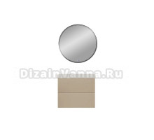 Мебель для ванной комнаты MebelVann Trend 60 подвесная, бежевая, дуб сонома