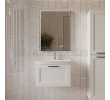 Мебель для ванной комнаты MebelVann Arcadia 60 подвесная, белая, 1 ящик