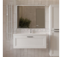 Мебель для ванной комнаты MebelVann Arcadia 100 подвесная, белая, 1 ящик