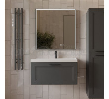 Мебель для ванной комнаты MebelVann Arcadia 80 подвесная, антрацит, 1 ящик