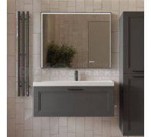 Мебель для ванной комнаты MebelVann Arcadia 100 подвесная, антрацит, 1 ящик