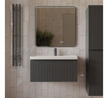 Мебель для ванной комнаты MebelVann Pulse 80 подвесная, антрацит, 1 ящик