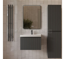 Мебель для ванной комнаты MebelVann Pulse 60 подвесная, антрацит, 1 ящик