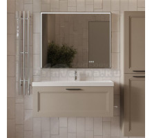 Мебель для ванной комнаты MebelVann Arcadia 100 подвесная, бежевая, 1 ящик