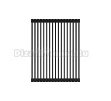 Ролл-матт универсальный Lemark для моек с глубиной чаши до 420 мм цвет: Чёрный матовый