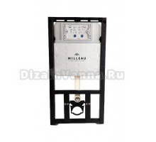 Инсталляция для унитаза Milleau MR0425-A5.0 крепление к полу и стене, с регулировкой по высоте, с шумоизоляцией