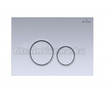 Кнопка смыва для унитаза Milleau Nuage MR0425K-A5.02 АБС-пластик, цвет матовый хром, глянцевый хром