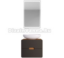 Мебель для ванной комнаты 1MarKa Vortex 60, орех ноче, найт