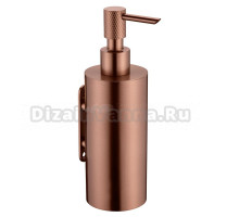 Дозатор для жидкого мыла Boheme Uno 10977-BRB настенный, бронза