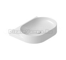 Раковина подвесная Ravak Yard XJX01060000 600 глянцевая белая, овальная