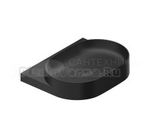 Раковина подвесная Ravak Yard XJX0D060000 600 матовая черная, овальная