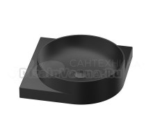 Раковина подвесная Ravak Yard XJX0D245000 450 C матовая черная, круглая, угловая