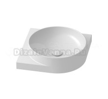 Раковина подвесная Ravak Yard XJX01045000 450 C глянцевая белая, круглая, угловая