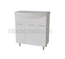 Тумба для ванной "ВЕГА-75" под рак.Best-75 (Sanita Lux) (ПВХ) (разбор)