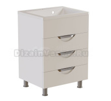 Тумба для ванной "ЭТЬЕН-58" под раковину Roma 58 (Paola) /РИМ 58 (MIXLINE) (ПВХ)