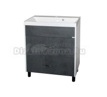 Тумба для ванной "Сура-60" под раковину МАРГО-60 (MIXLINE) (ПВХ)