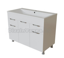 Тумба д/ванной "ЭТЬЕН-100" под раковину Нелли -100 (MIXLINE) (ПВХ)