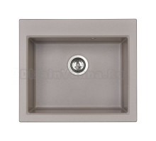 Мойка кухонная AQUATON Линеа 58, серый шелк