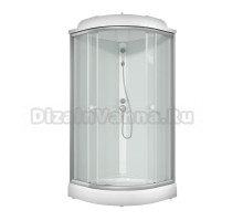 Душевая кабина Niagara Light L90/17 90х90 см, хром матовый