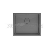 Кухонная мойка Lemark OLANGA 540 прямоугольная из нержавеющей стали цвет: Графит