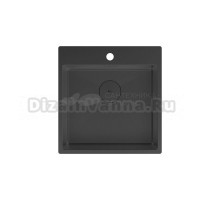 Мойка для кухни Lemark JANGA 490 из нержавеющей стали, матовая черная