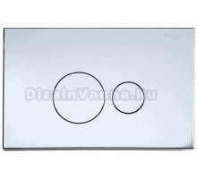 Кнопка смыва для унитаза Boheme 668-CR пластик, цвет хром