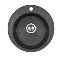 Мойка кухонная AQUATON Шелли 50, графит