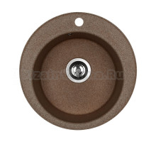 Мойка кухонная AQUATON Шелли 50, терракотовая