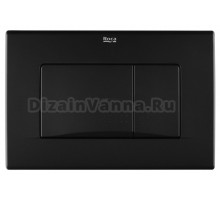 Кнопка смыва для унитаза Roca Active 32B АБС-пластик, цвет матовый черный