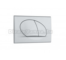 Кнопка смыва для унитаза Roca Active 42B АБС-пластик, цвет матовый хром