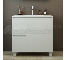 Тумба под раковину без столешницы Emmy Вега 80 белая