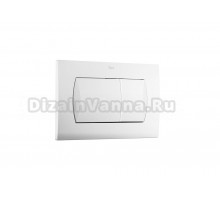 Кнопка смыва для унитаза Roca Active 62B АБС-пластик, цвет матовый белый