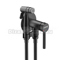 Гигиенический душ Gappo G06-6 G7206-6 со смесителем, С ВНУТРЕННЕЙ ЧАСТЬЮ, черный