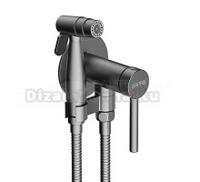 Гигиенический душ Gappo G06-9 G7206-9 со смесителем, С ВНУТРЕННЕЙ ЧАСТЬЮ, оружейная сталь